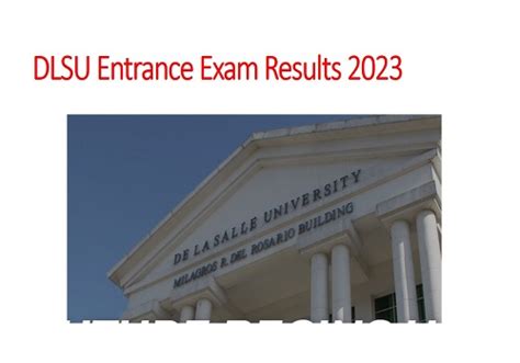 dcat results 2024|DLSU Entrance Exam Results 2023.